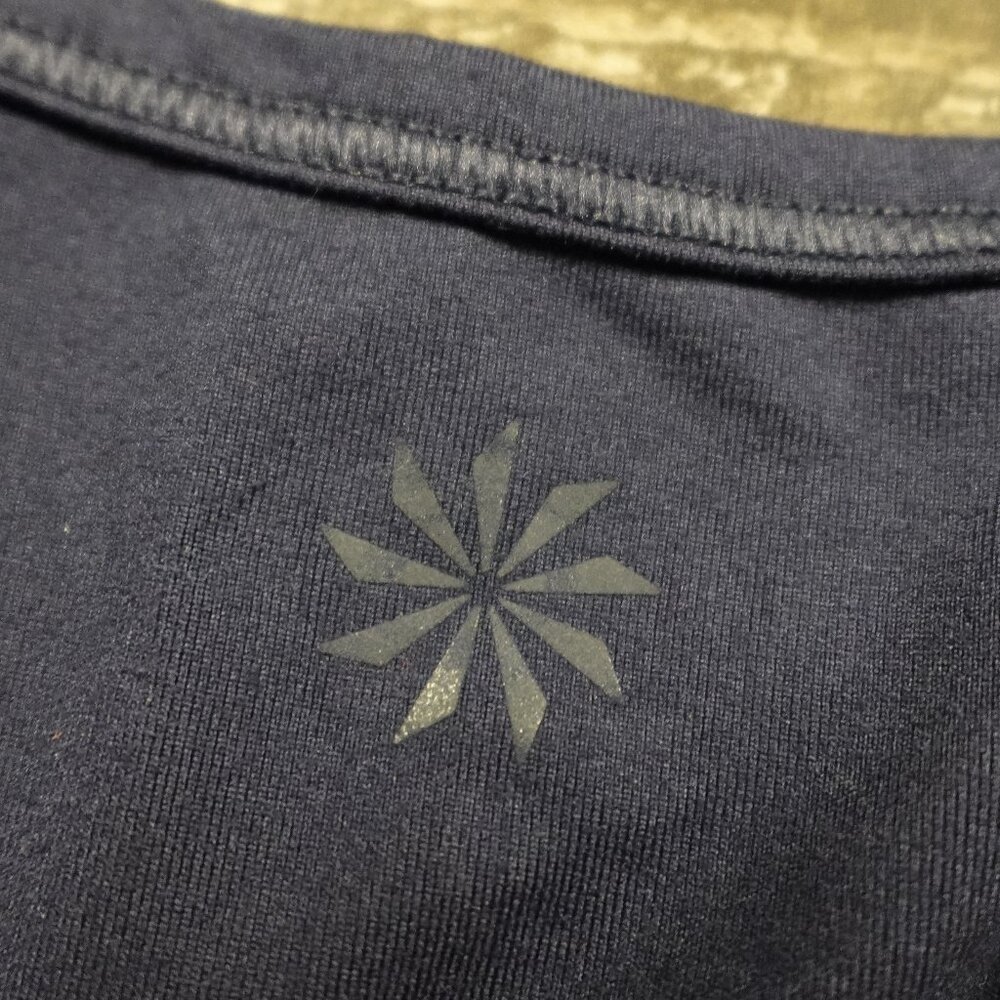 Athleta Chi‎ Tank Top racerback women's medium navy - Picture 6 of 8